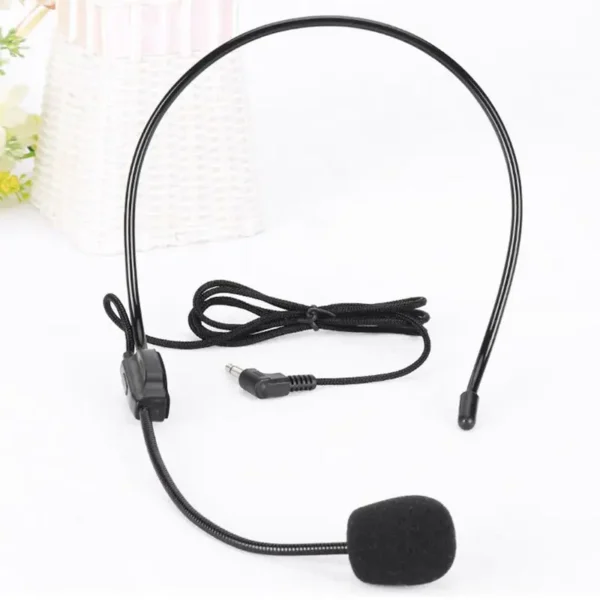 New Portable Head-mounted Headset Microphone Wired 3.5mm Plug Guide Lecture Speech Headset Mic For Teaching Meeting bee ear mic - Image 4