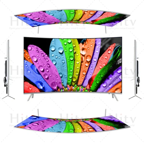 65inch Curved Smart TV 4K Big Screen Ultra HD LED TV Smart Television 65 Inch TV - Image 3