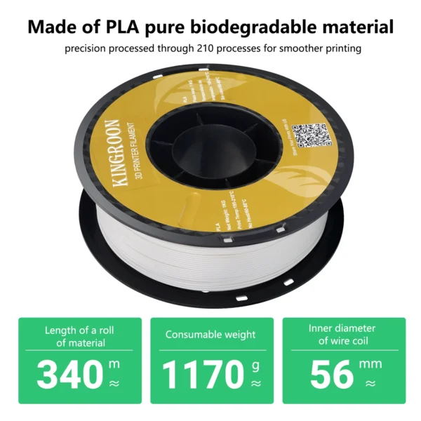 3D Printer Filament 1kg PETG PLA TPU 1.75mm 95A TPU 2.2LBS 3D Printing Plastic Material Eco Friendly No Bubble - Image 3