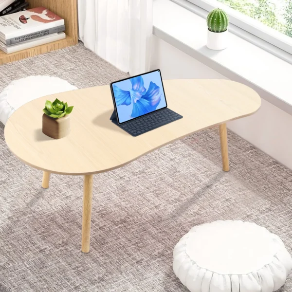 2024 Japanese Tea Side Table Small Family Living Room Sofa Corner Table Wooden Coffee Table Beside Reading Table Home Furniture - Image 4