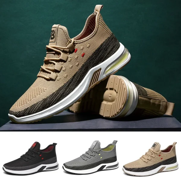 Men's Casual Shoes High Top Breathable Shoes Men Running Shoes Summer Sport Mesh Casual Sheet Mens Memory Foam Casual Shoes