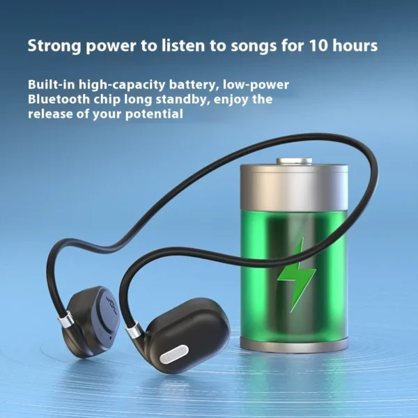New air conduction earphones are lightweight and compact, not in-ear Bluetooth 5.3 voice call earphones - Image 5