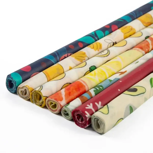 Beeswax Wrap Reusable Natural Food Grade Preservative Cloth Organic Cotton Eco Friendly Sustainable For Kitchen Food Storage - Image 4