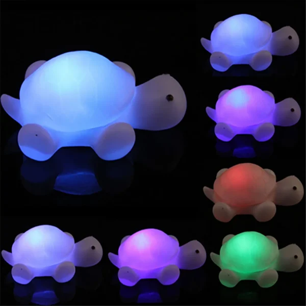 7 Colors LED Night Light Turtle Night Lights Bedroom Bedside Lamp For Kids Baby Gift For Bedroom Decoration Christmas Gift - Image 4