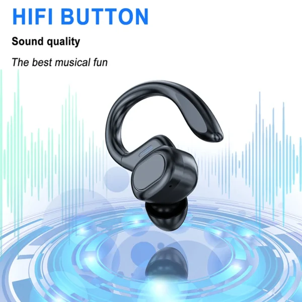 Sports Wireless Earphones BT over Ear Buds with Earhooks Sports Earphones Running in-Ear Headphones vv2 - Image 5